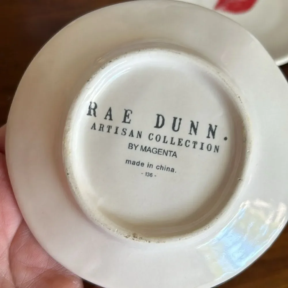 Rae Dunn Set of 3 NEW ring plates supports